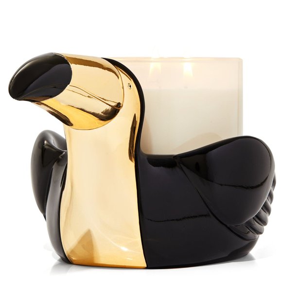 Bath & Body Works Accents Bath Body Works Black Gold Modern Toucan